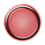 Red Button With Internal Light And Glowing Bezel