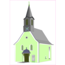 download Village Church clipart image with 45 hue color