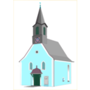 download Village Church clipart image with 135 hue color