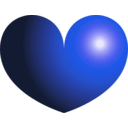 download Heart clipart image with 225 hue color