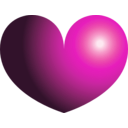 download Heart clipart image with 315 hue color