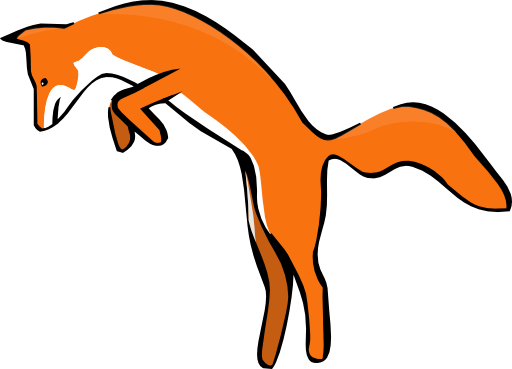 Leaping Red Fox