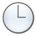 download Clock clipart image with 0 hue color