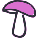 download Mushroom clipart image with 270 hue color