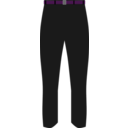 download Black Pants clipart image with 270 hue color