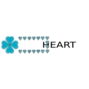 download Heart Logotype clipart image with 180 hue color