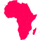 download African Continent clipart image with 315 hue color