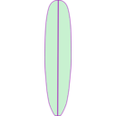 download Surfboard clipart image with 90 hue color