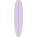 download Surfboard clipart image with 225 hue color
