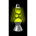download Lava Lamp Glowing Green clipart image with 315 hue color