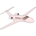 download Business Jet clipart image with 135 hue color