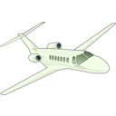 download Business Jet clipart image with 225 hue color