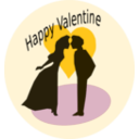 download Happy Valentine clipart image with 45 hue color