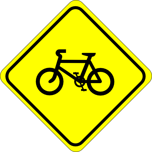 Roadsign Watch For Bicycles