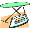 Ironing Board And Iron