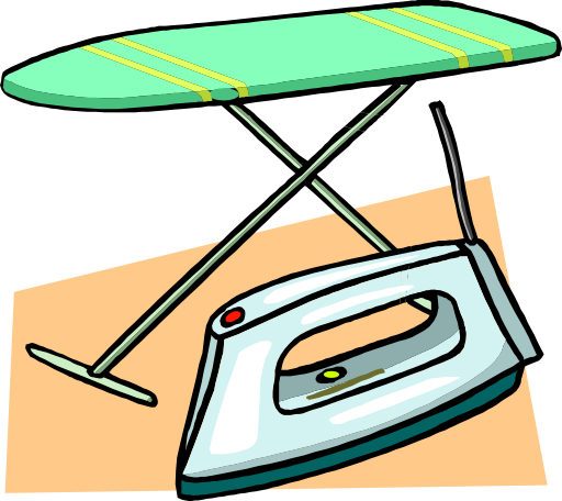 Ironing Board And Iron