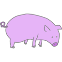 download Pig Marcelo Caiafa1 clipart image with 270 hue color