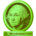download George Washington Memorial clipart image with 45 hue color