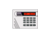 download Alarm System S2000 clipart image with 270 hue color