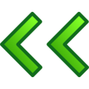 Green Double Arrows Set