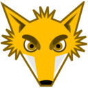download Foxhead clipart image with 45 hue color