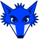 download Foxhead clipart image with 225 hue color