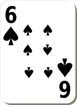 White Deck 6 Of Spades