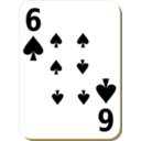 White Deck 6 Of Spades