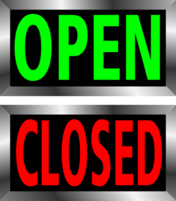 Open And Closed Signs