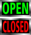 Open And Closed Signs