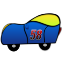 2d Blue Funny Car