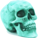 download Skull clipart image with 135 hue color