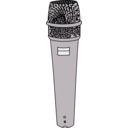 download Microphone clipart image with 225 hue color