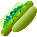 download Hot Dog clipart image with 45 hue color