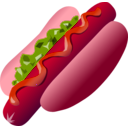 download Hot Dog clipart image with 315 hue color