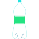 download Bottle clipart image with 315 hue color