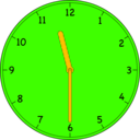 download Clock clipart image with 45 hue color