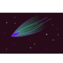 download Shooting Star 2 clipart image with 90 hue color