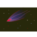 download Shooting Star 2 clipart image with 180 hue color