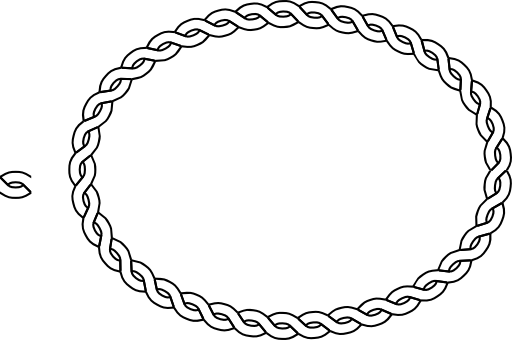 Rope Border Oval