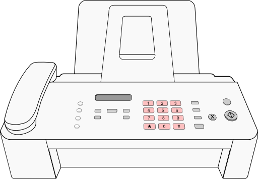 Modern Fax Machine