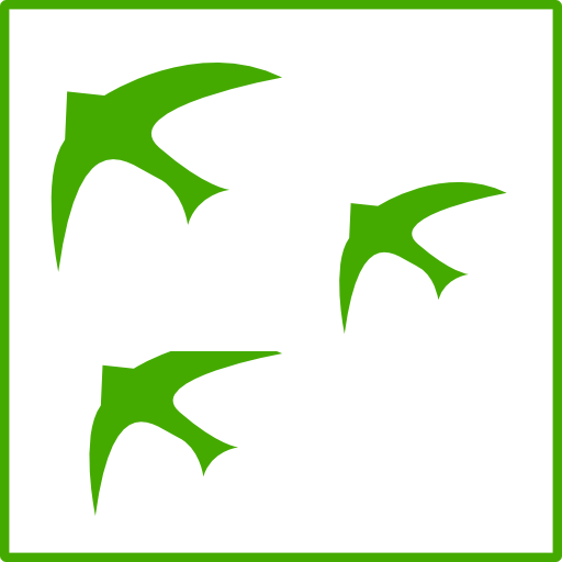 Eco Green Birds Icon