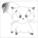 download Cat clipart image with 180 hue color