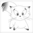 download Cat clipart image with 270 hue color