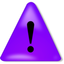 download Warning Notification clipart image with 225 hue color