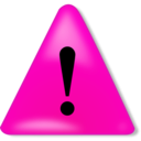 download Warning Notification clipart image with 270 hue color