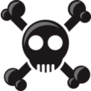 download Skull clipart image with 45 hue color