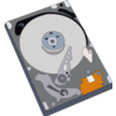 download Harddisk clipart image with 0 hue color