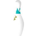 download Bowling Pin clipart image with 180 hue color