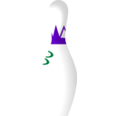 download Bowling Pin clipart image with 270 hue color